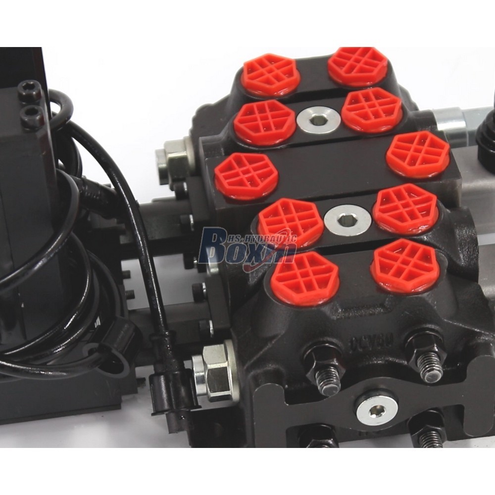 Large Scale Production DCV60 Electric Motor 2 Spool Sectional Valve detail image